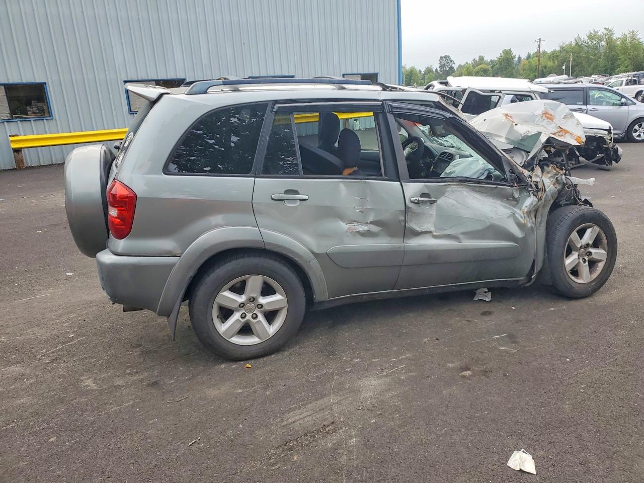 2004 Toyota Rav4 Base Gray vin: JTEHD20V340025104