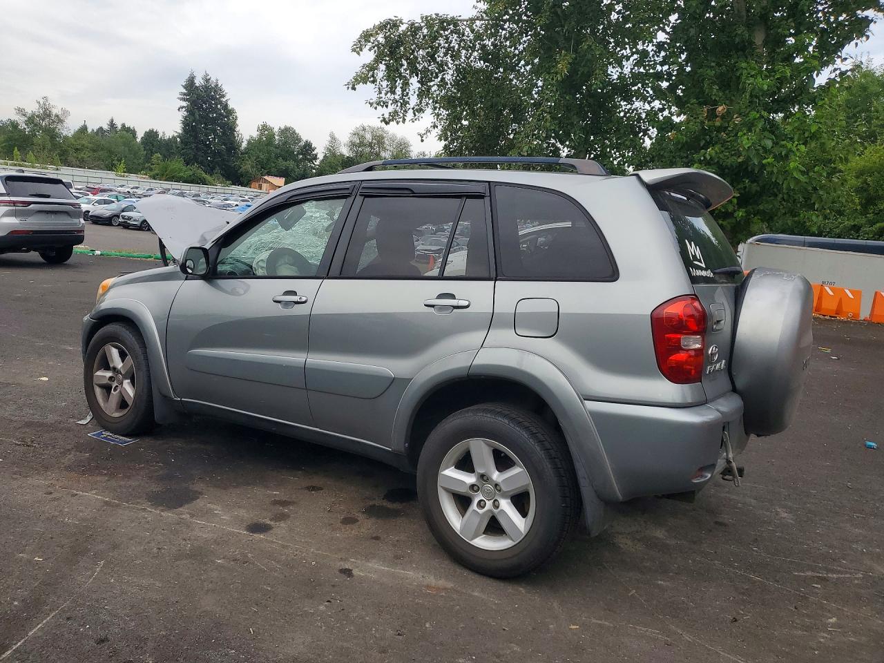 2004 Toyota Rav4 Base Gray vin: JTEHD20V340025104