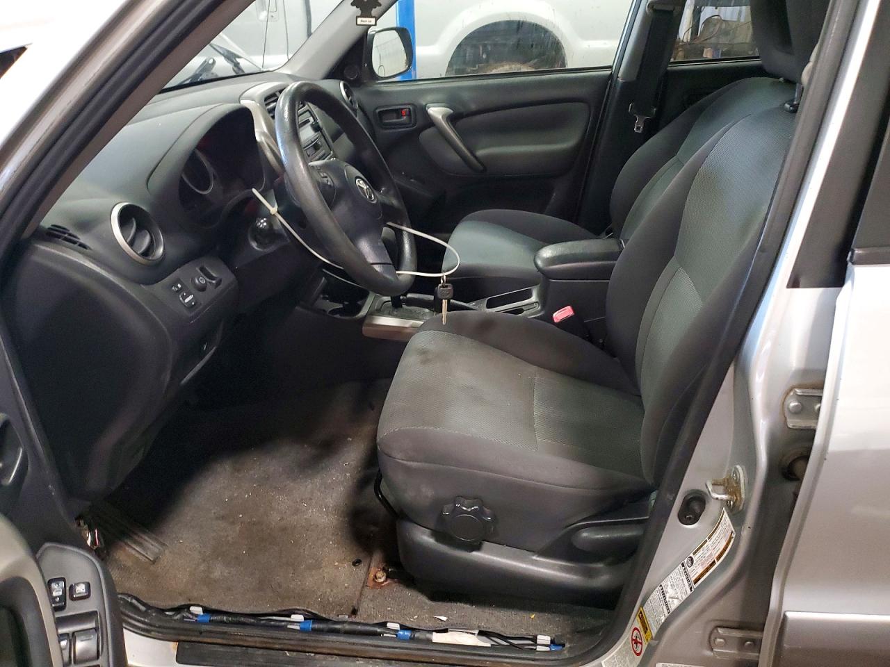 2004 Toyota Rav4 Base Silver vin: JTEHD20V340026155