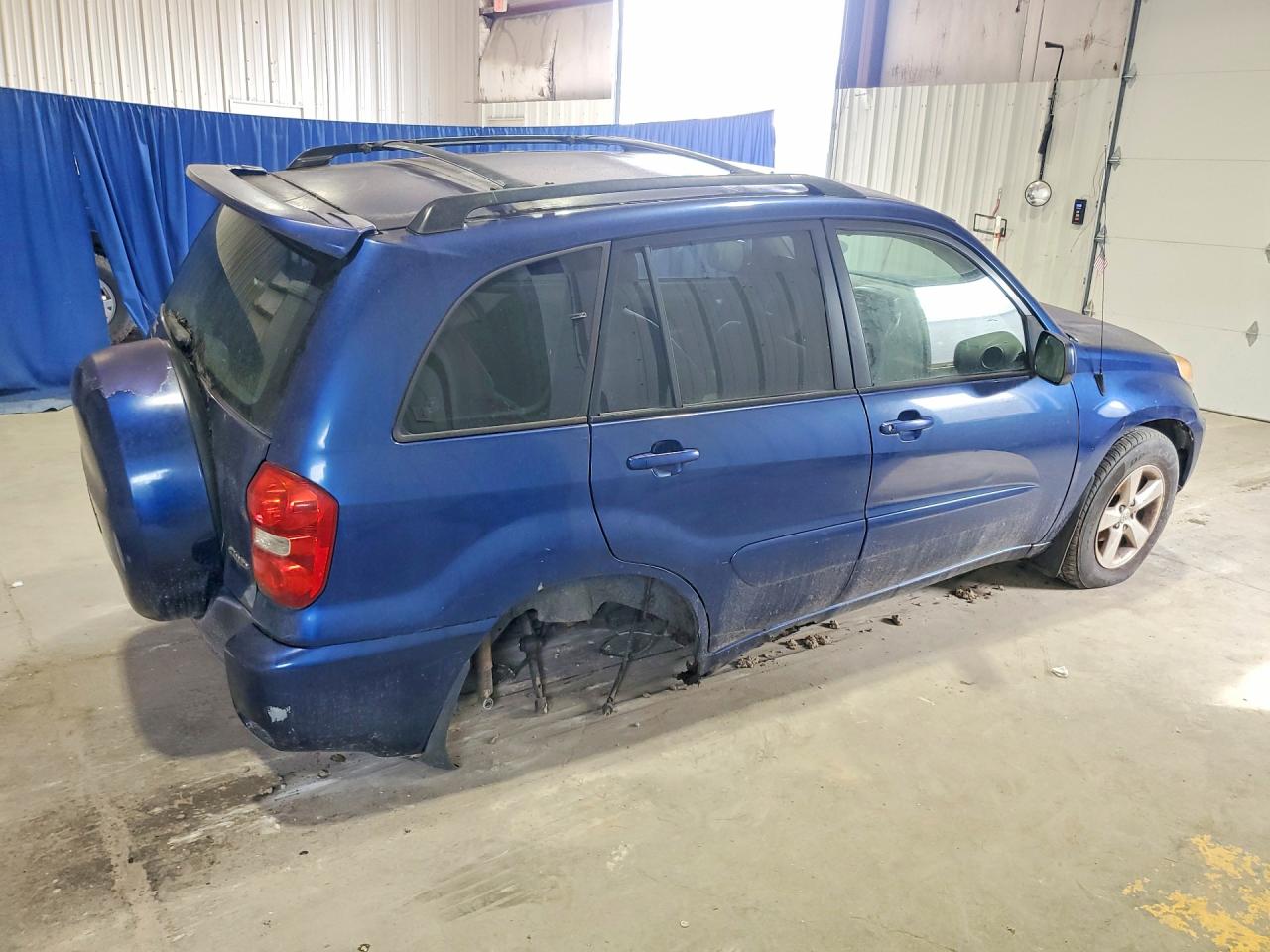 2004 Toyota Rav4 Base Blue vin: JTEHD20V340027158