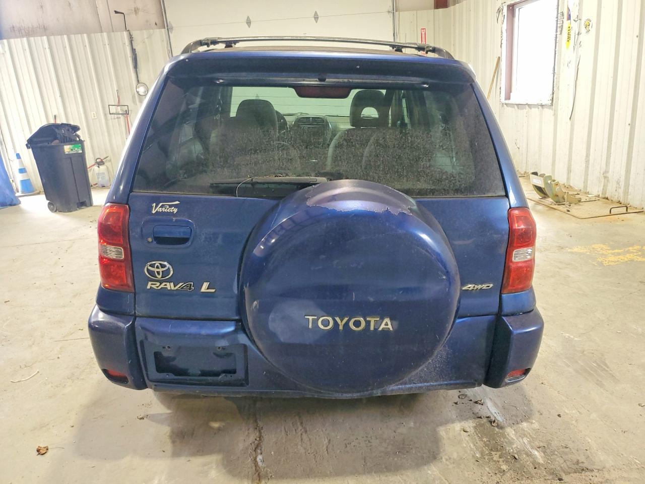 2004 Toyota Rav4 Base Blue vin: JTEHD20V340027158