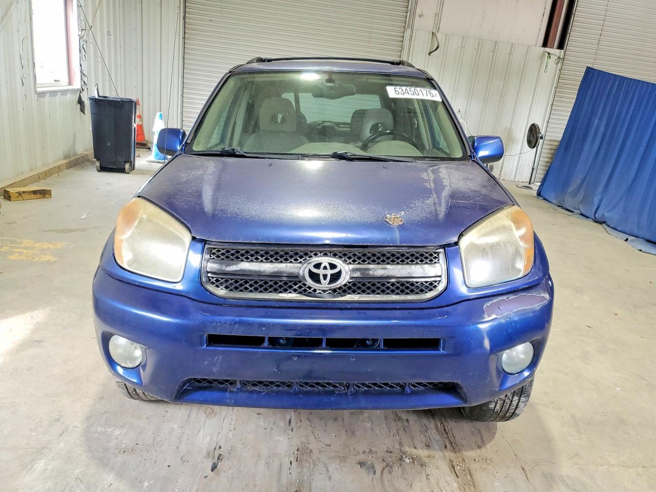 2004 Toyota Rav4 Base Blue vin: JTEHD20V340027158