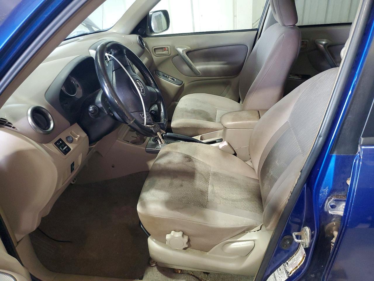 2004 Toyota Rav4 Base Blue vin: JTEHD20V340027158