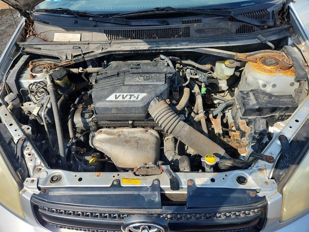 2004 Toyota Rav4 Base Silver vin: JTEHD20V346009773