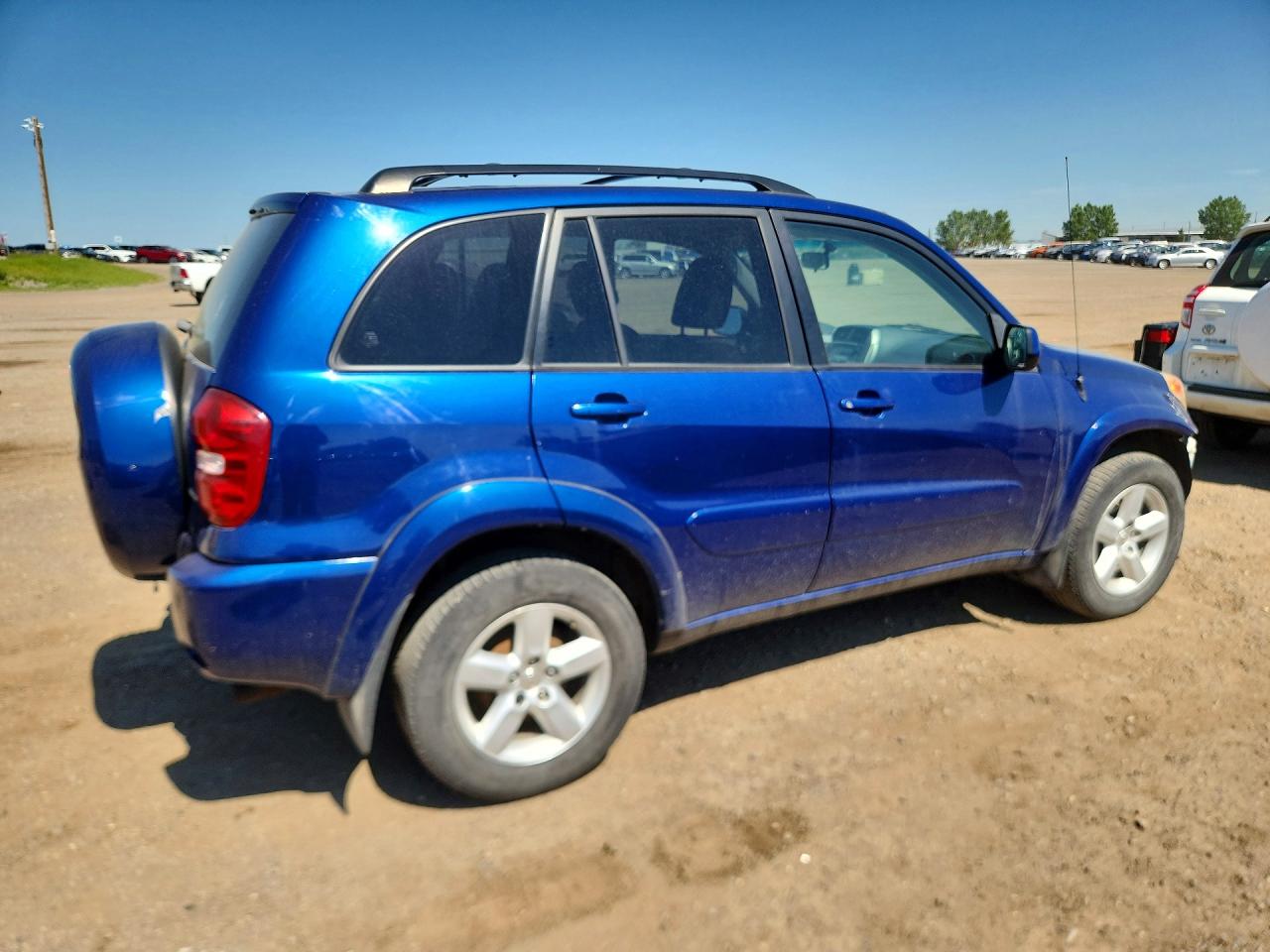 2004 Toyota Rav4 Base Blue vin: JTEHD20V346013886