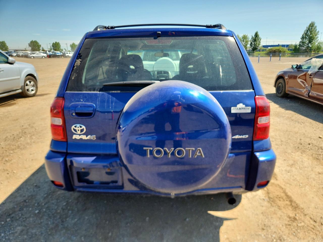 2004 Toyota Rav4 Base Blue vin: JTEHD20V346013886