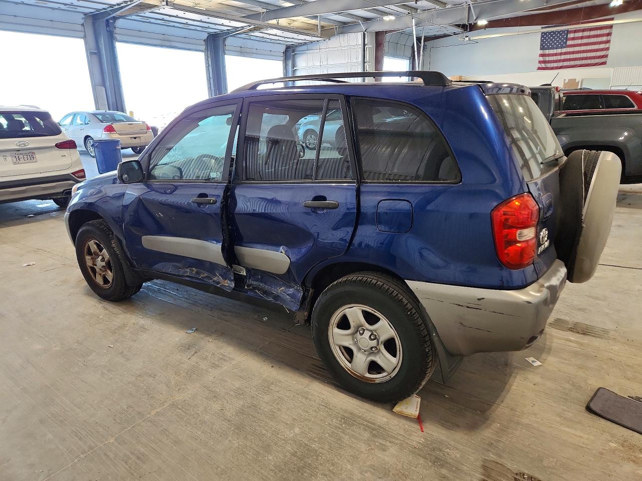2004 Toyota Rav4 Base Blue vin: JTEHD20V346018991