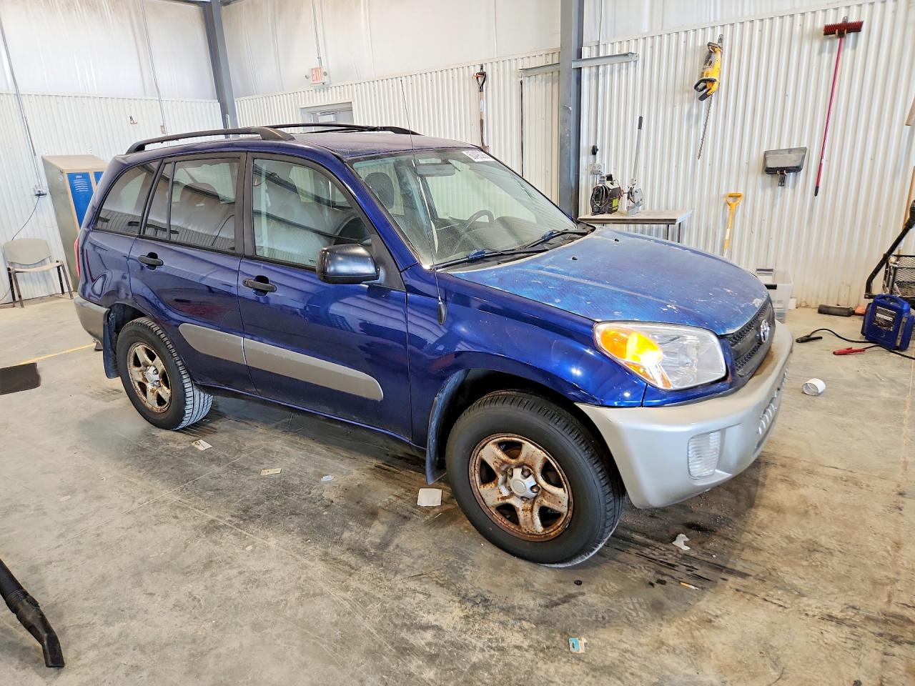 2004 Toyota Rav4 Base Blue vin: JTEHD20V346018991