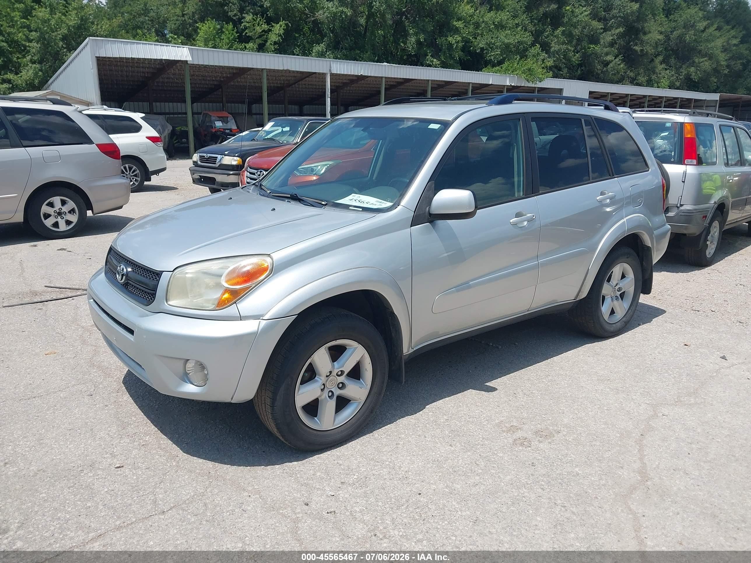 2005 Toyota Rav4   Серебряный vin: JTEHD20V350040042