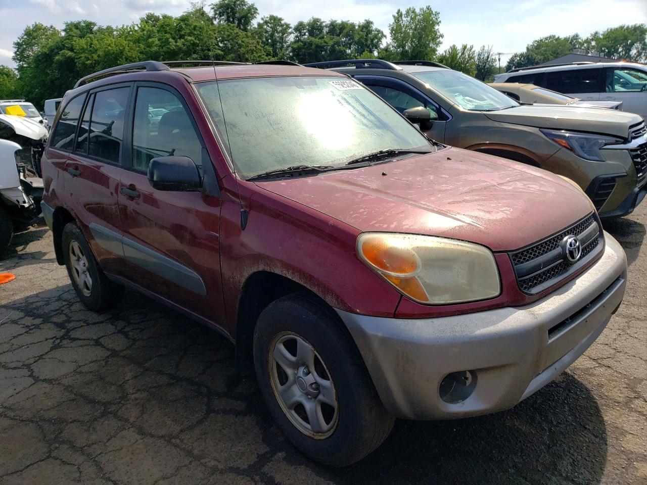 2005 Toyota Rav4 Base Burgundy vin: JTEHD20V350065748
