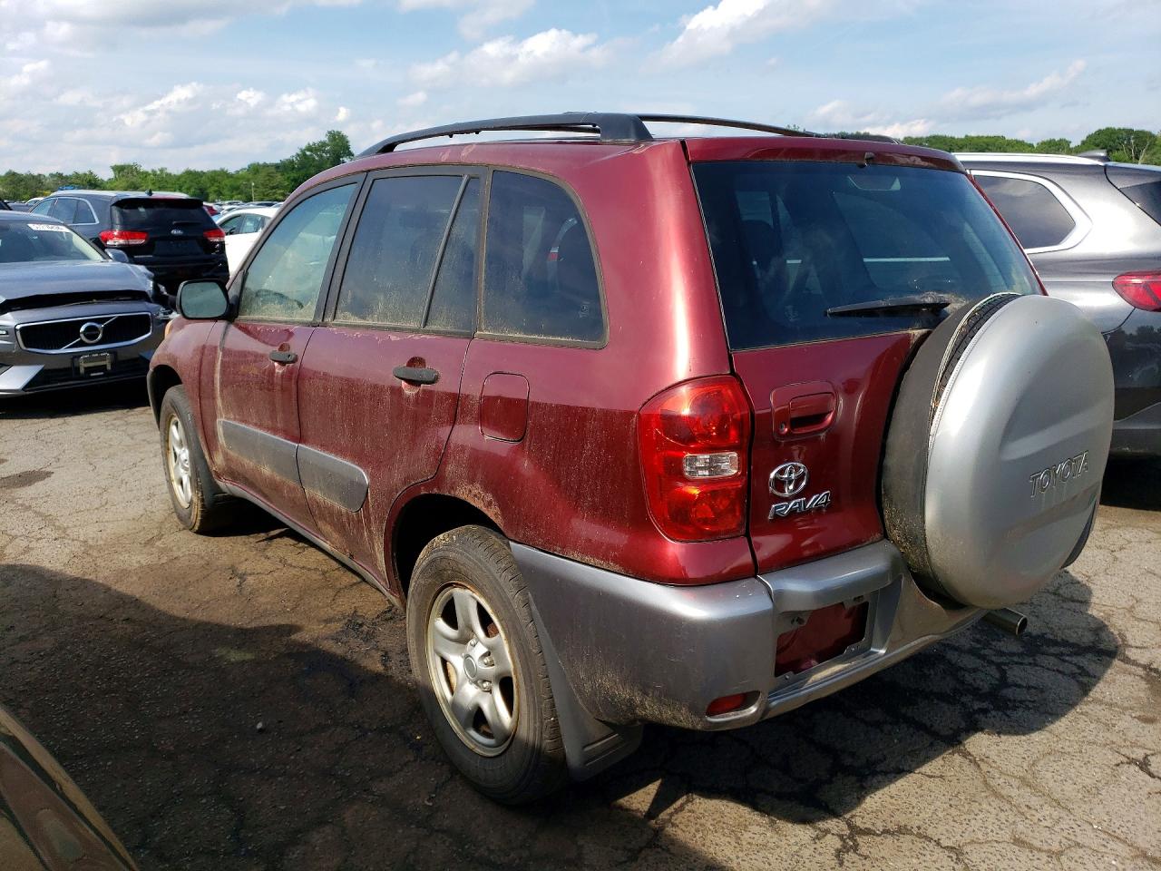 2005 Toyota Rav4 Base Burgundy vin: JTEHD20V350065748