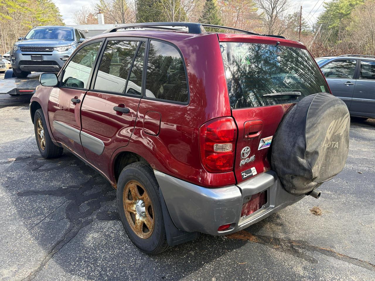 2005 Toyota Rav4 Base Burgundy vin: JTEHD20V350069198