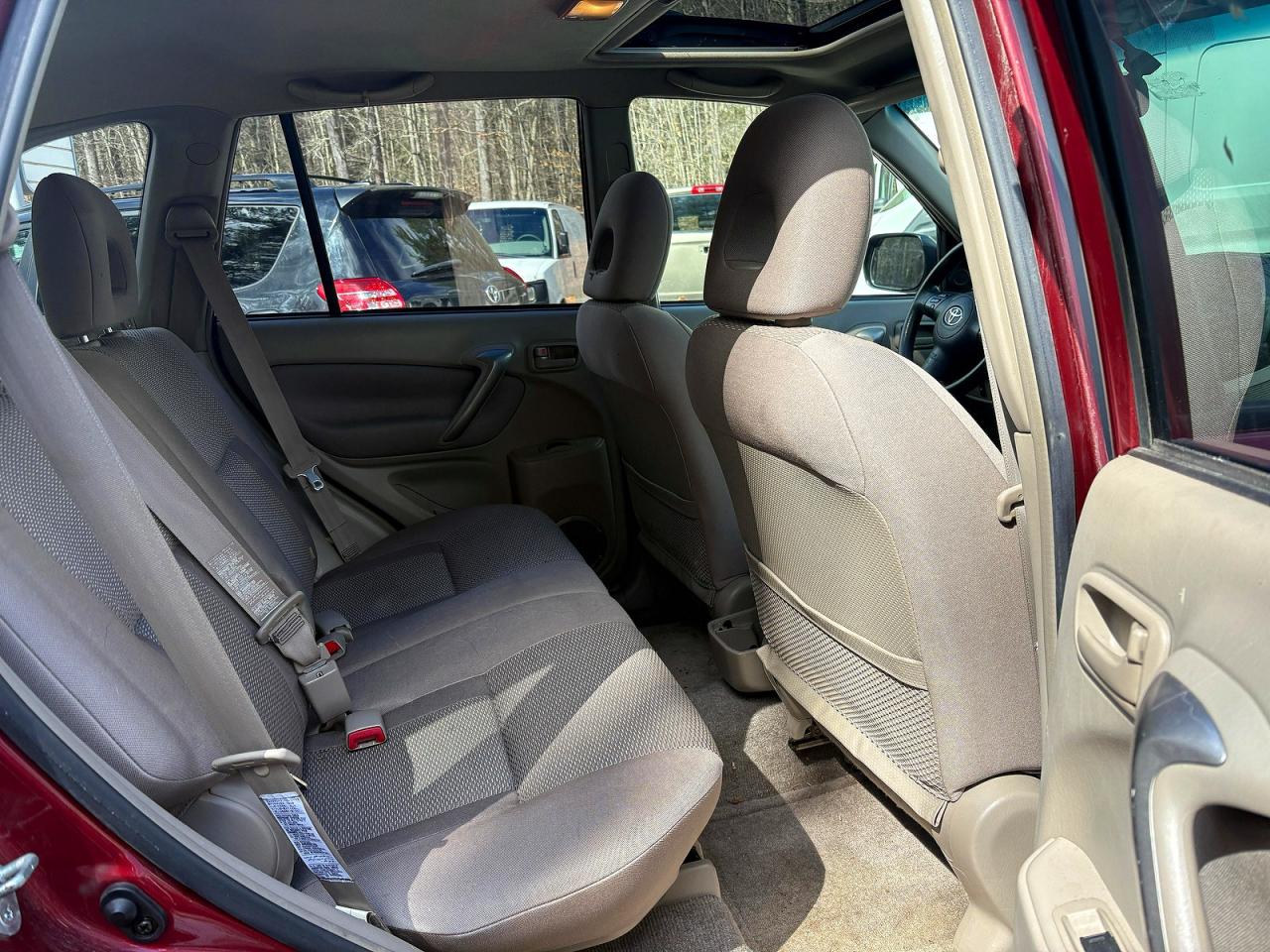 2005 Toyota Rav4 Base Burgundy vin: JTEHD20V350069198