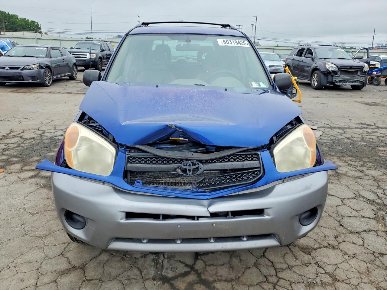 2005 Toyota Rav4 Base Blue vin: JTEHD20V356025313