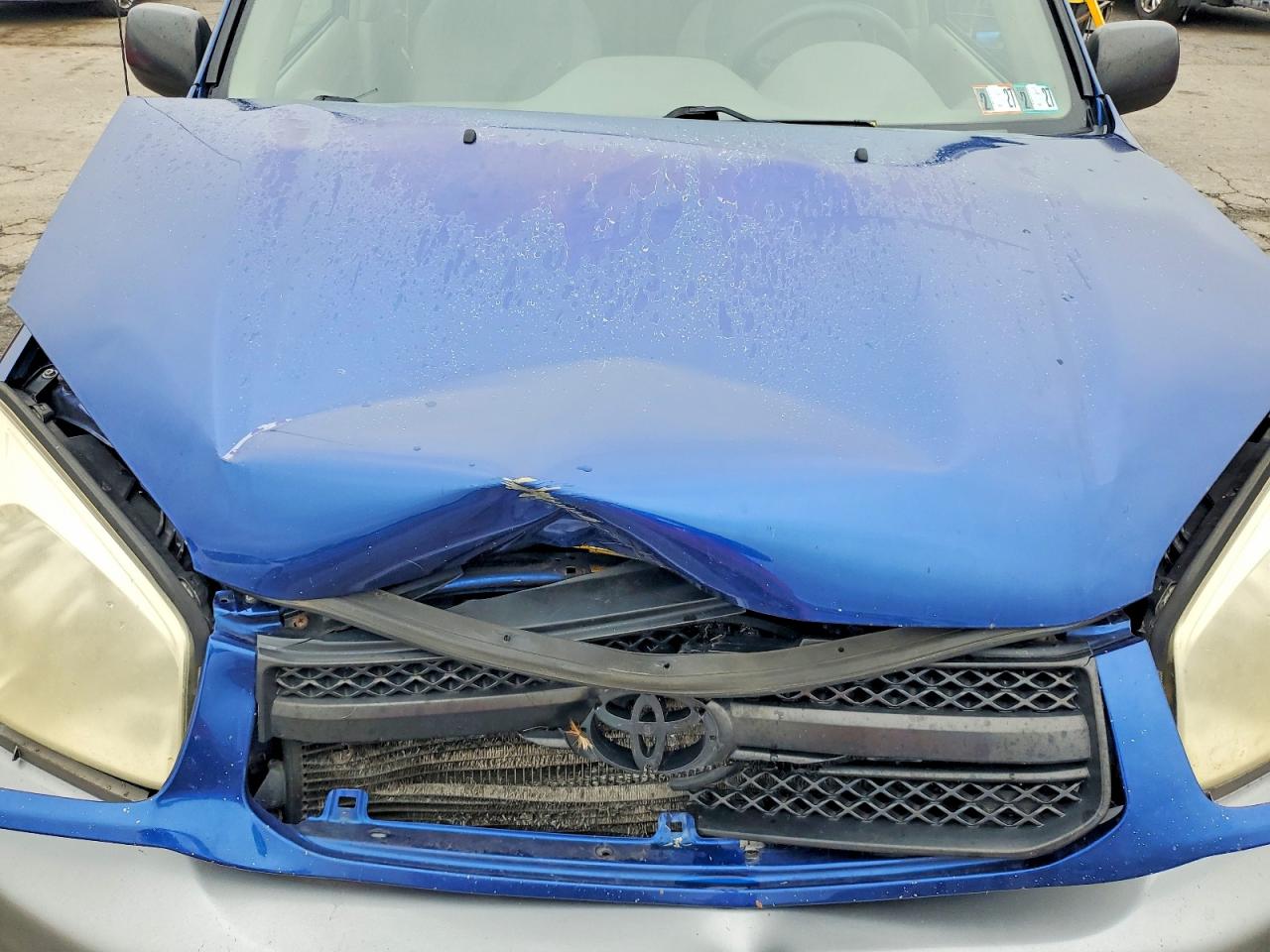 2005 Toyota Rav4 Base Blue vin: JTEHD20V356025313