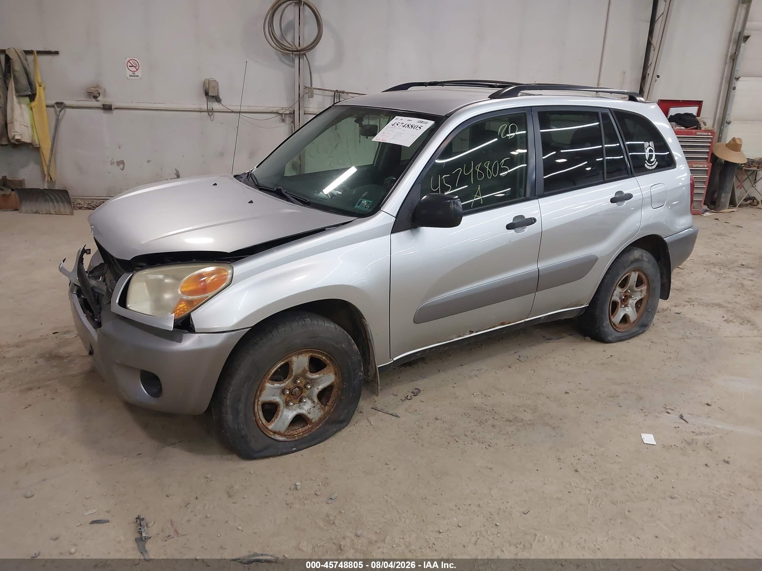 2005 Toyota Rav4   Silver vin: JTEHD20V356028986