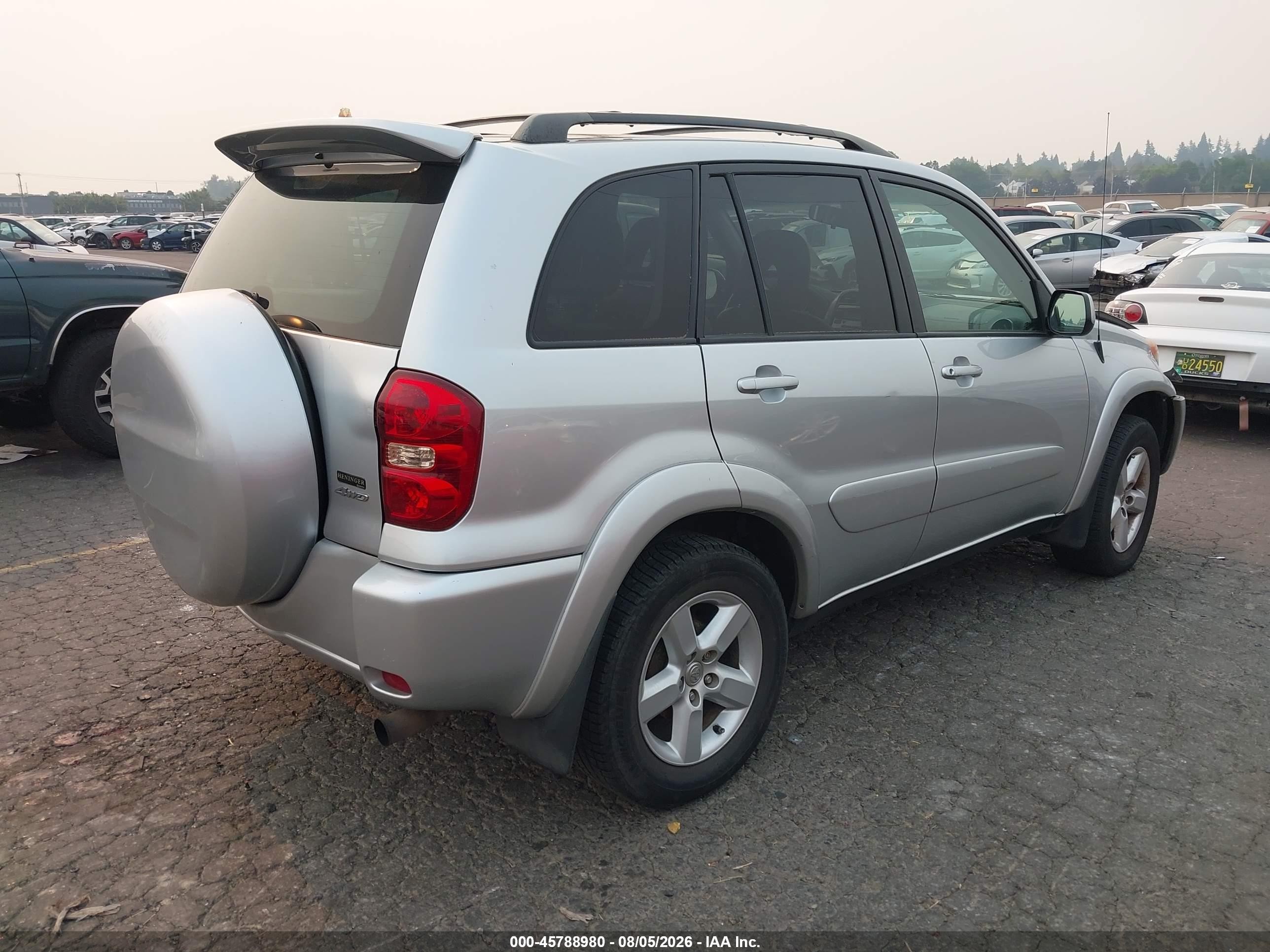 2005 Toyota Rav4   Silver vin: JTEHD20V356029281