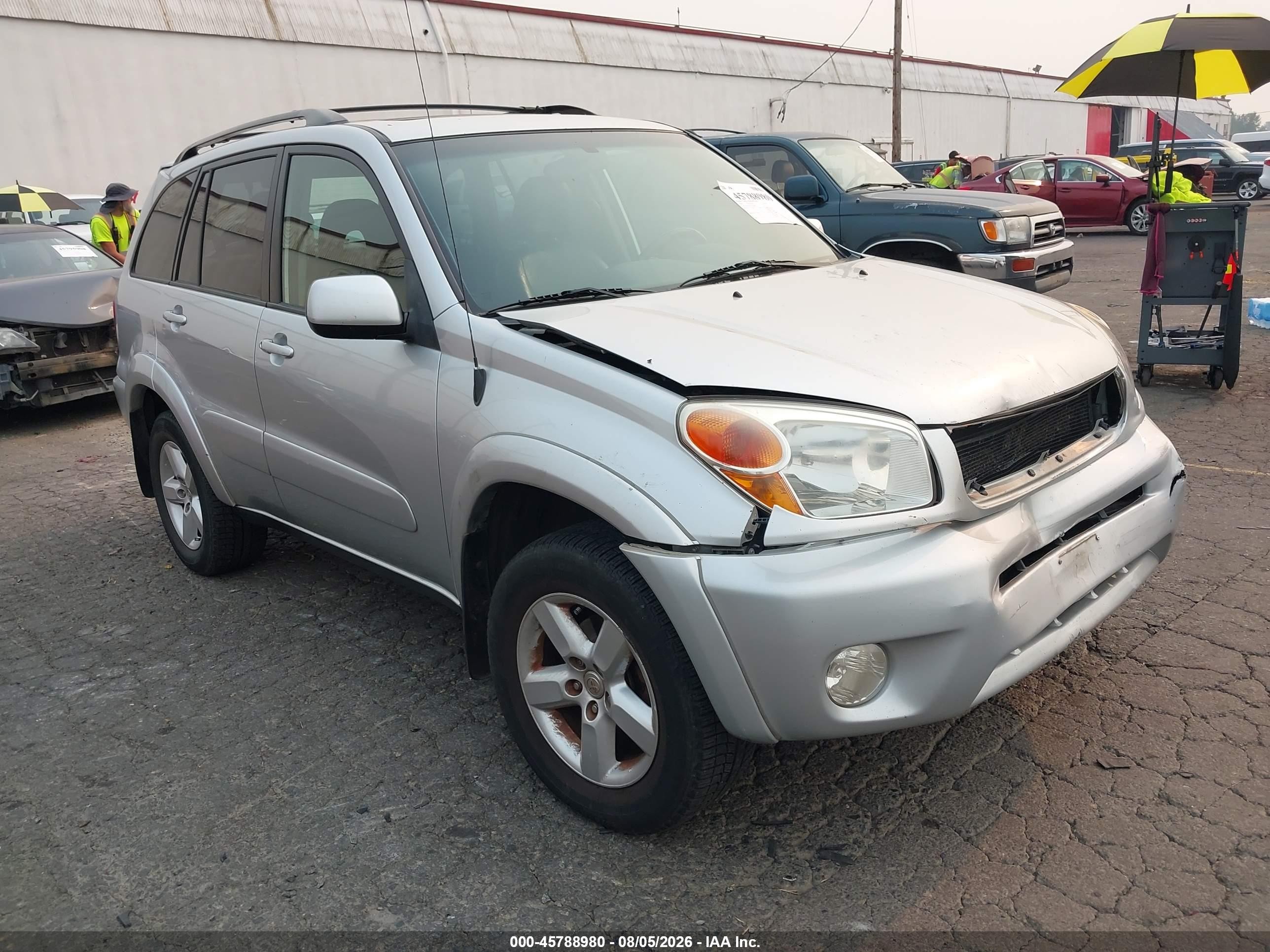 2005 Toyota Rav4   Silver vin: JTEHD20V356029281