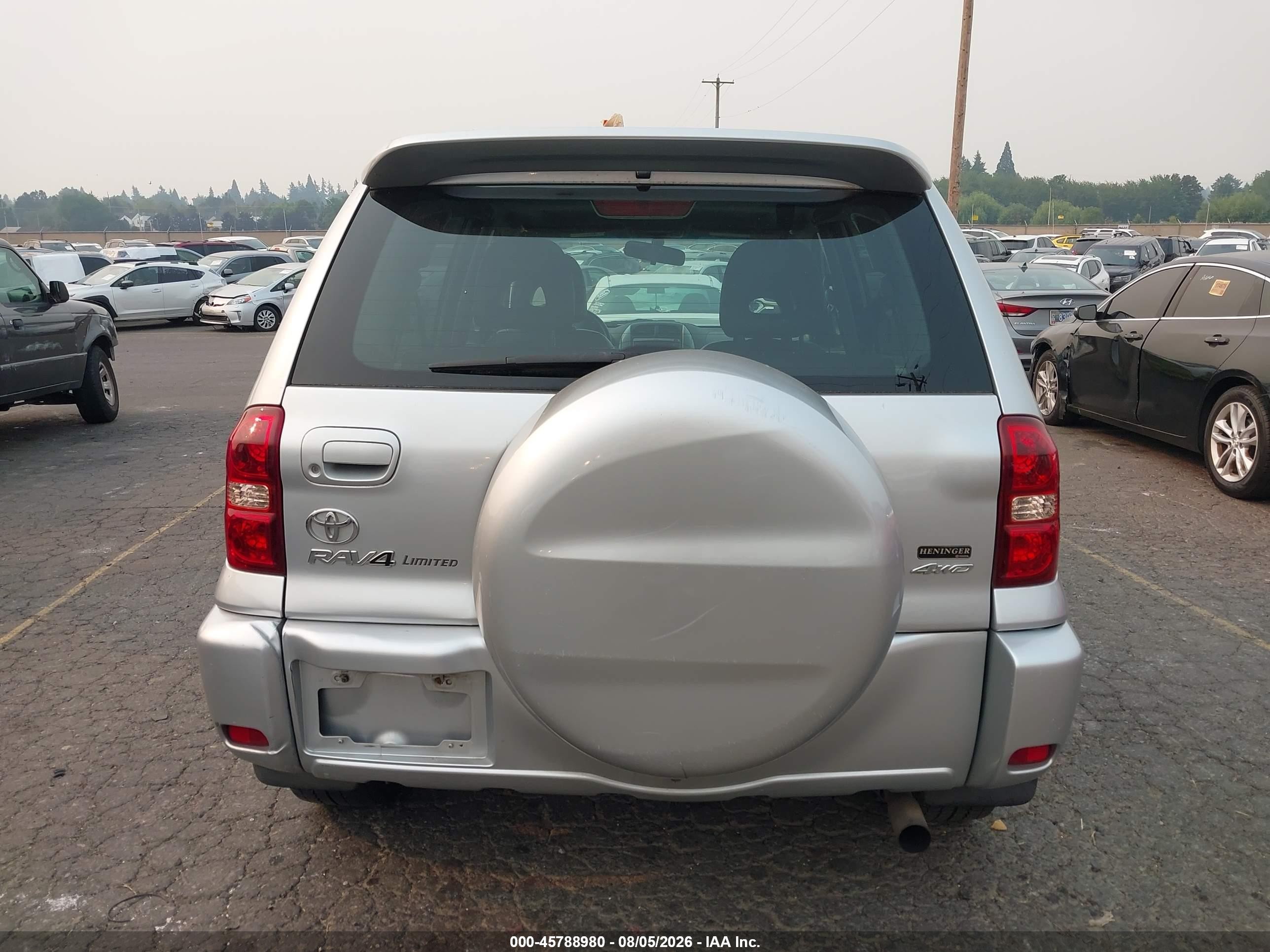 2005 Toyota Rav4   Silver vin: JTEHD20V356029281