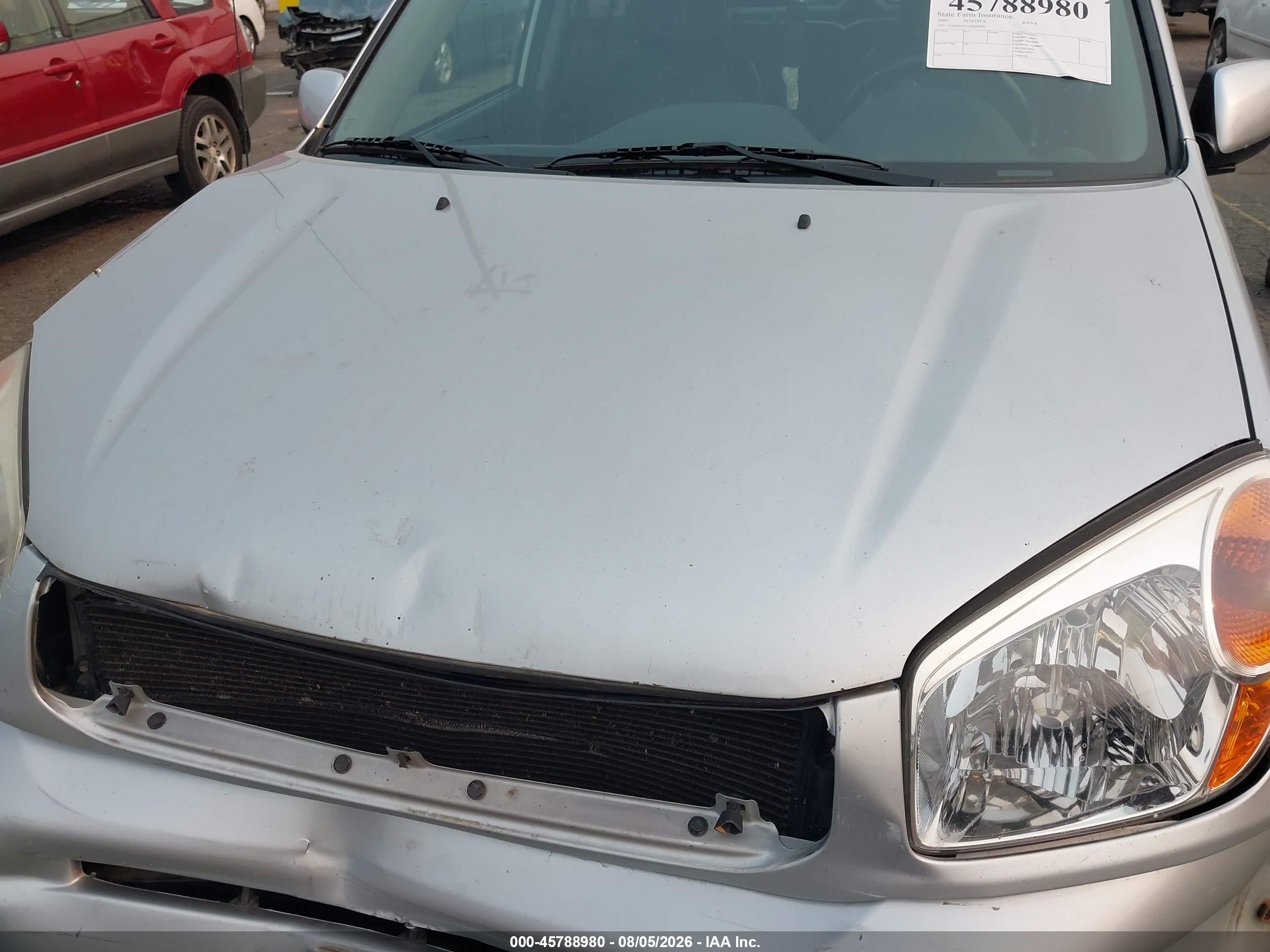 2005 Toyota Rav4   Silver vin: JTEHD20V356029281