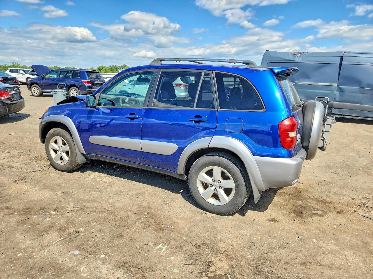 2005 Toyota Rav4 Base Blue vin: JTEHD20V356032620