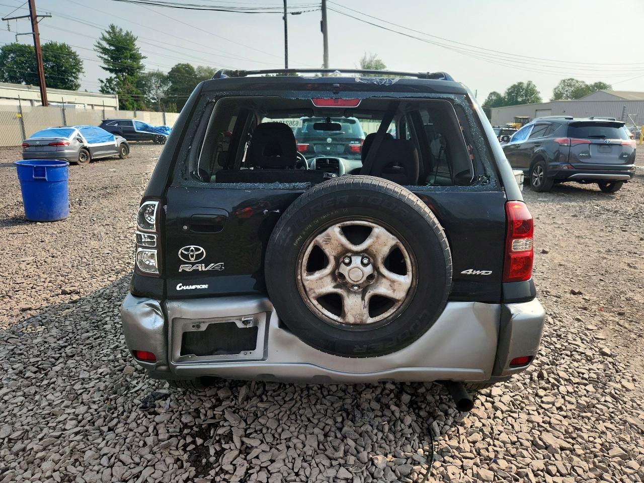 2005 Toyota Rav4 Black vin: JTEHD20V356035825