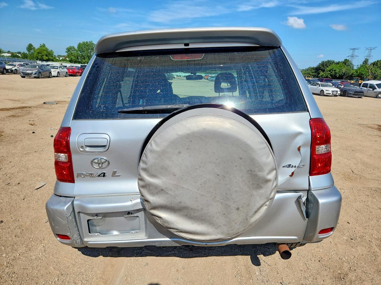 2005 Toyota Rav4 Base Серебряный vin: JTEHD20V356040927