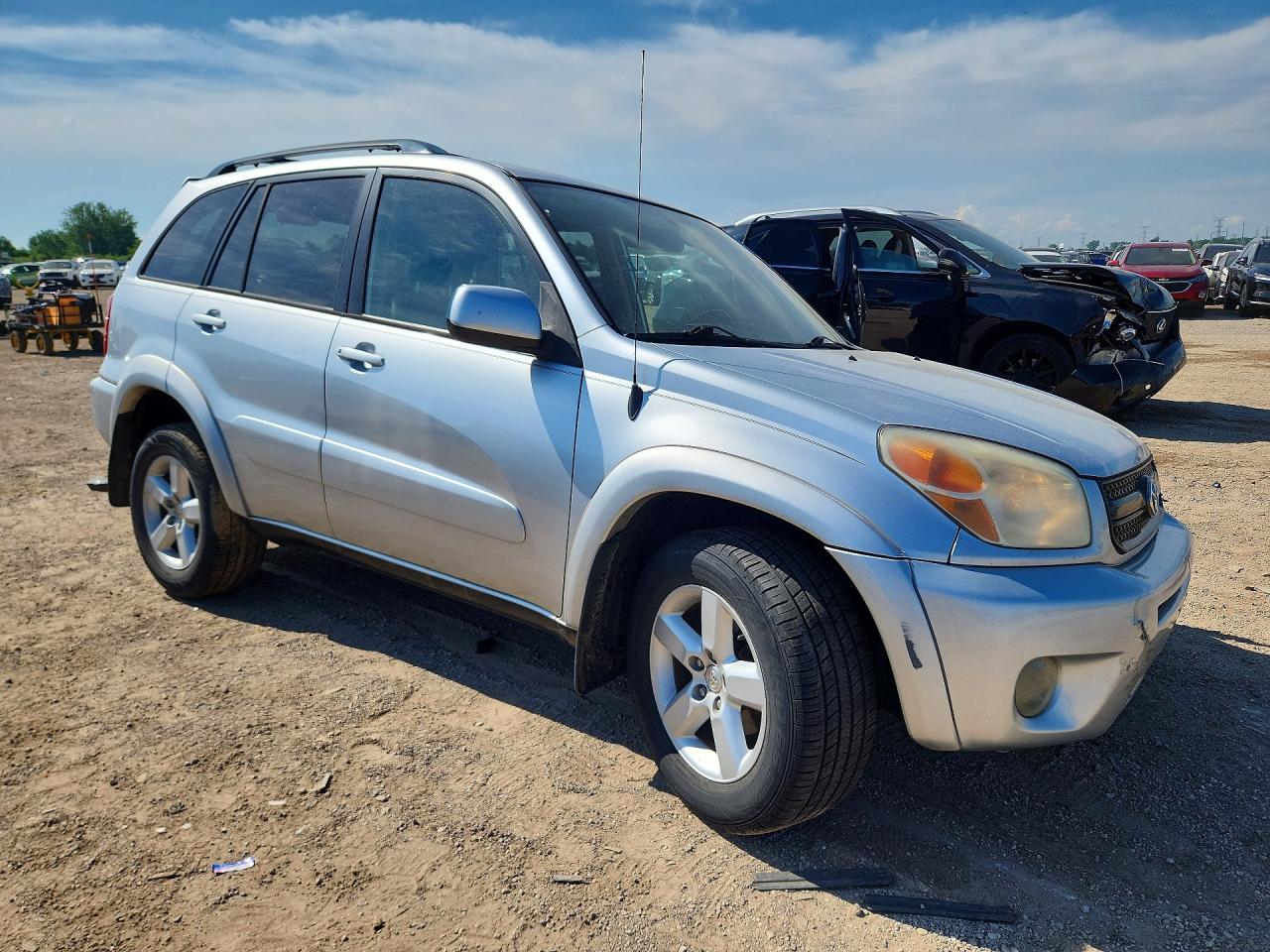 2005 Toyota Rav4 Base Серебряный vin: JTEHD20V356040927