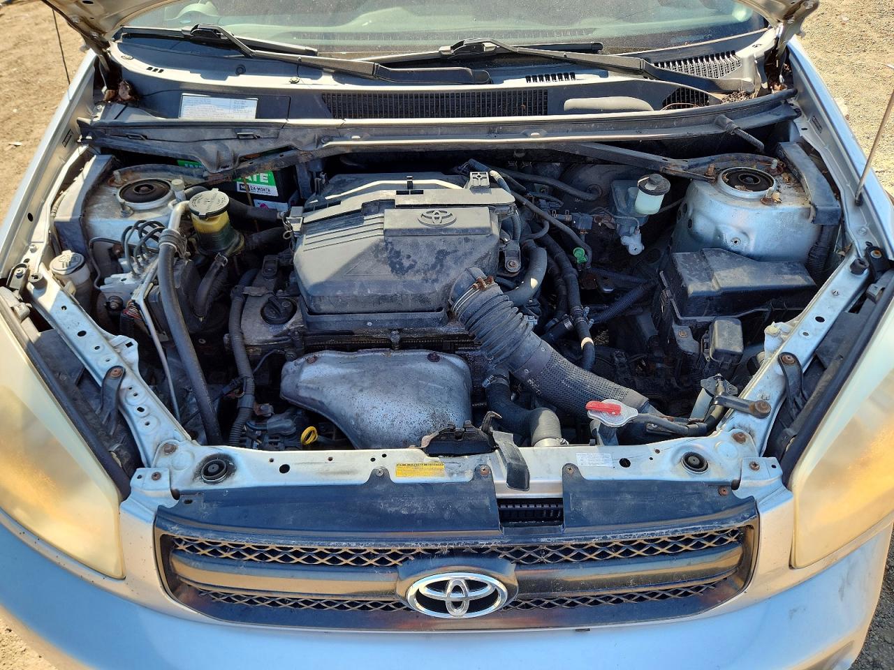 2005 Toyota Rav4 Base Серебряный vin: JTEHD20V356040927