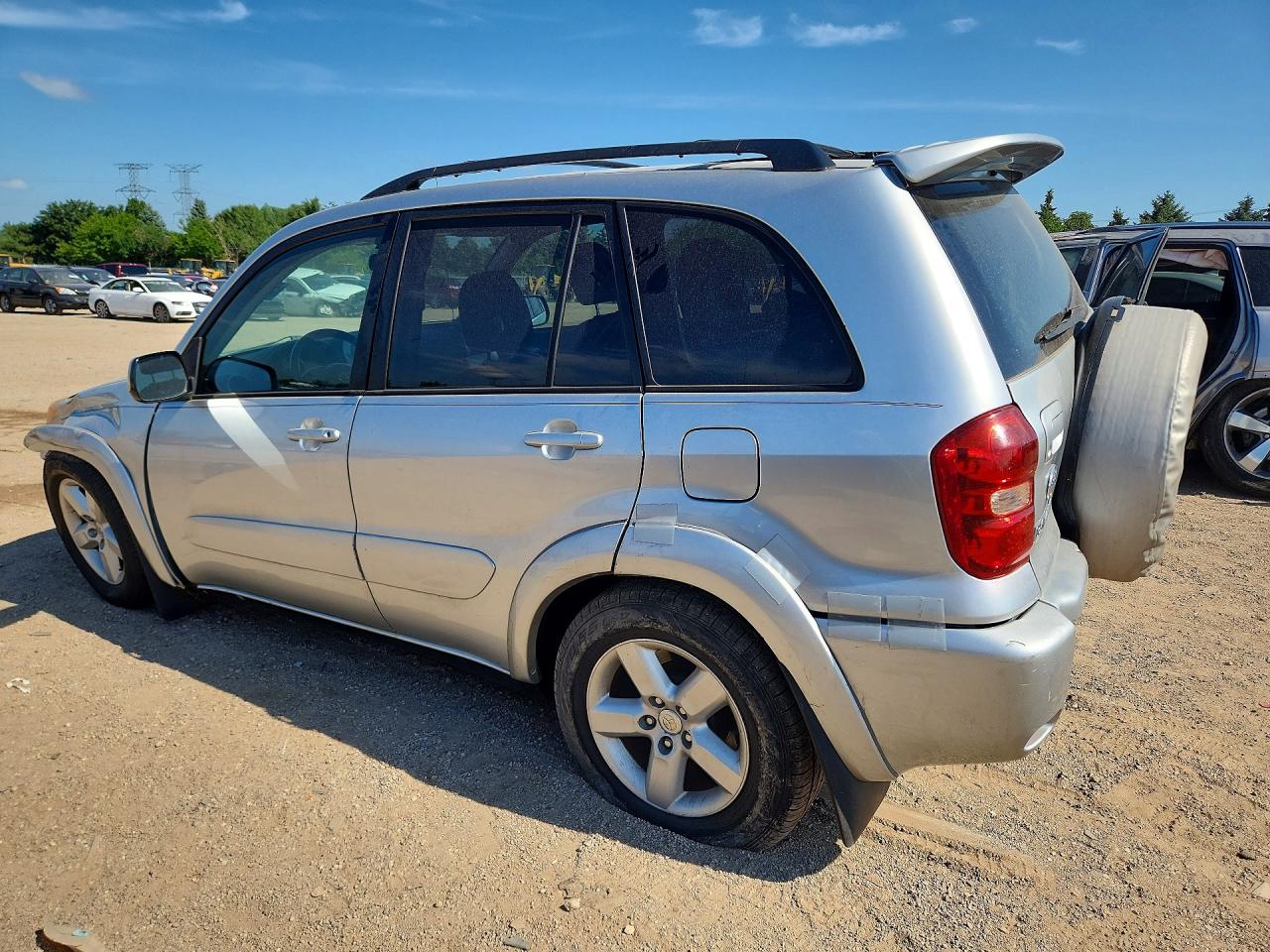 2005 Toyota Rav4 Base Серебряный vin: JTEHD20V356040927