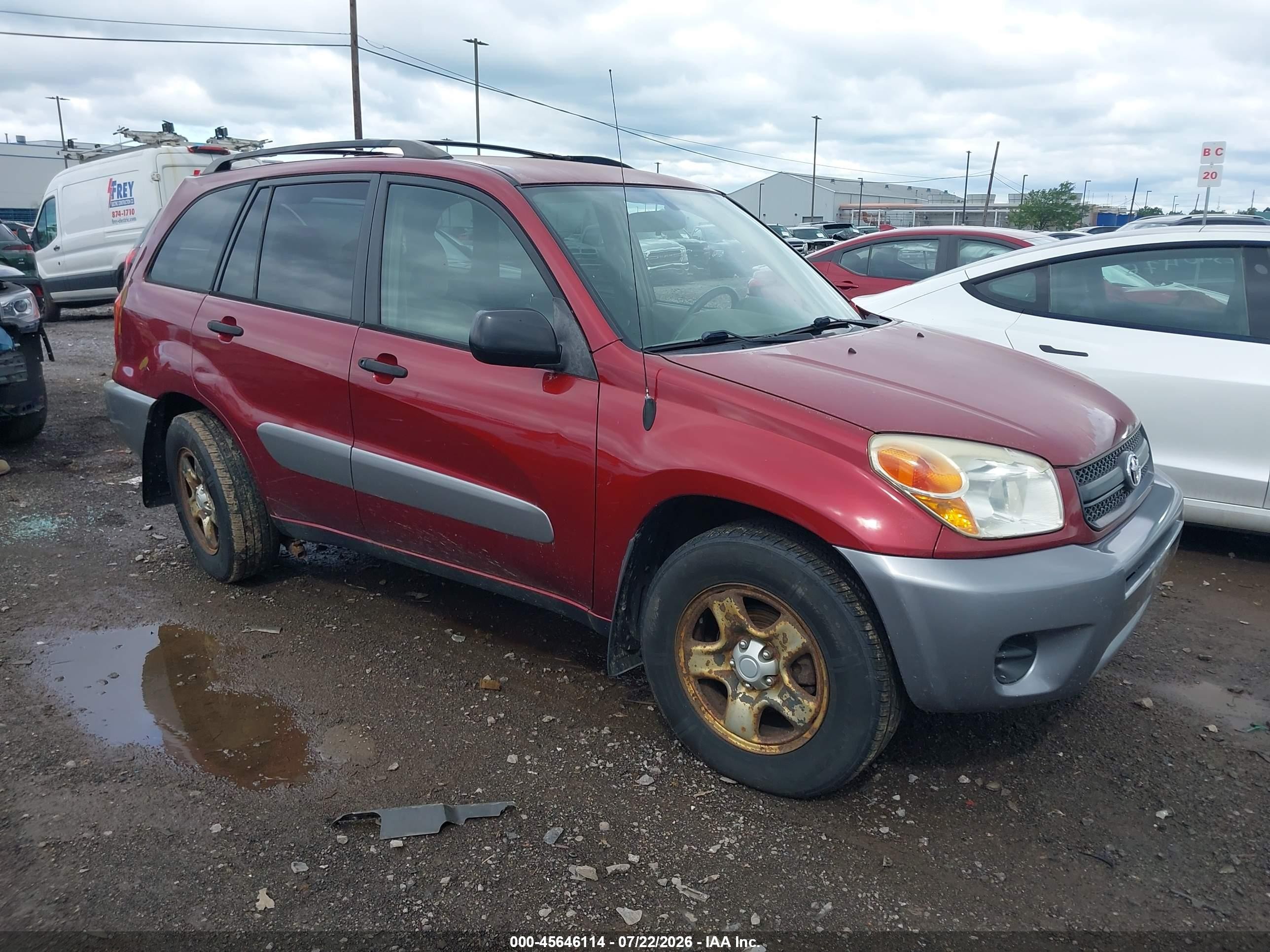 2004 Toyota Rav4   Red vin: JTEHD20V440011390