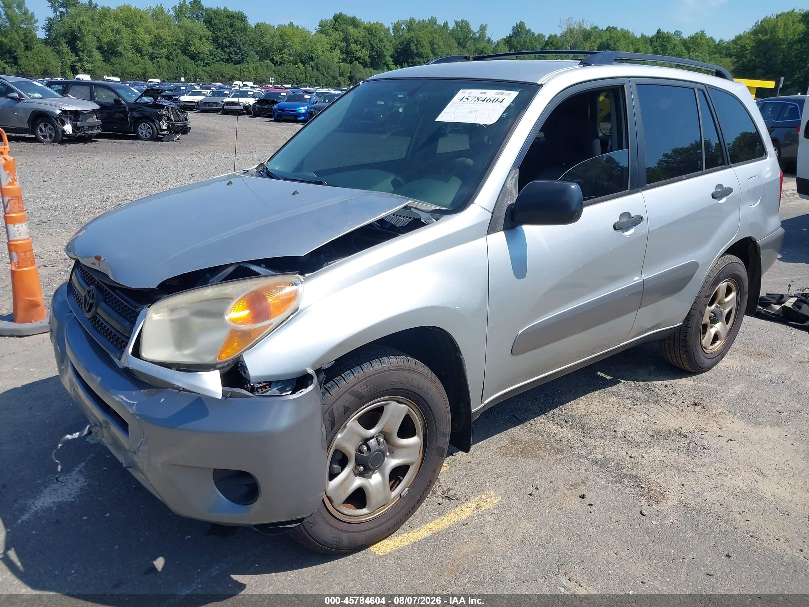 2004 Toyota Rav4   Silver vin: JTEHD20V440021174