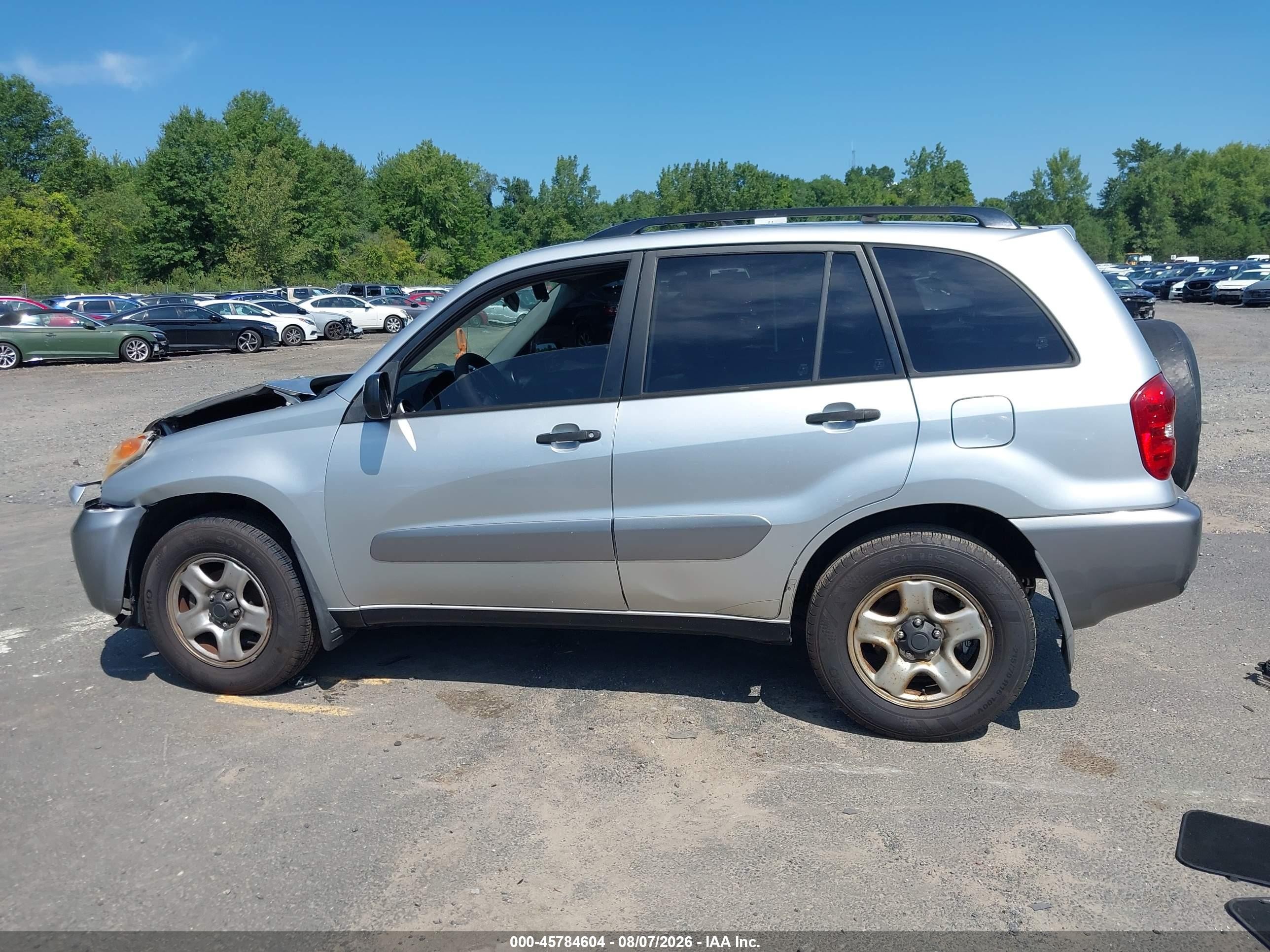 2004 Toyota Rav4   Silver vin: JTEHD20V440021174