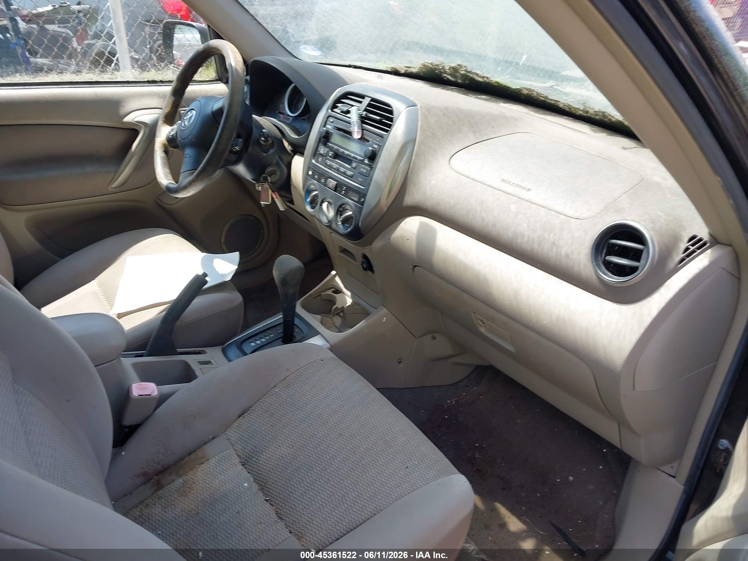 2004 Toyota Rav4   Черный vin: JTEHD20V440037150