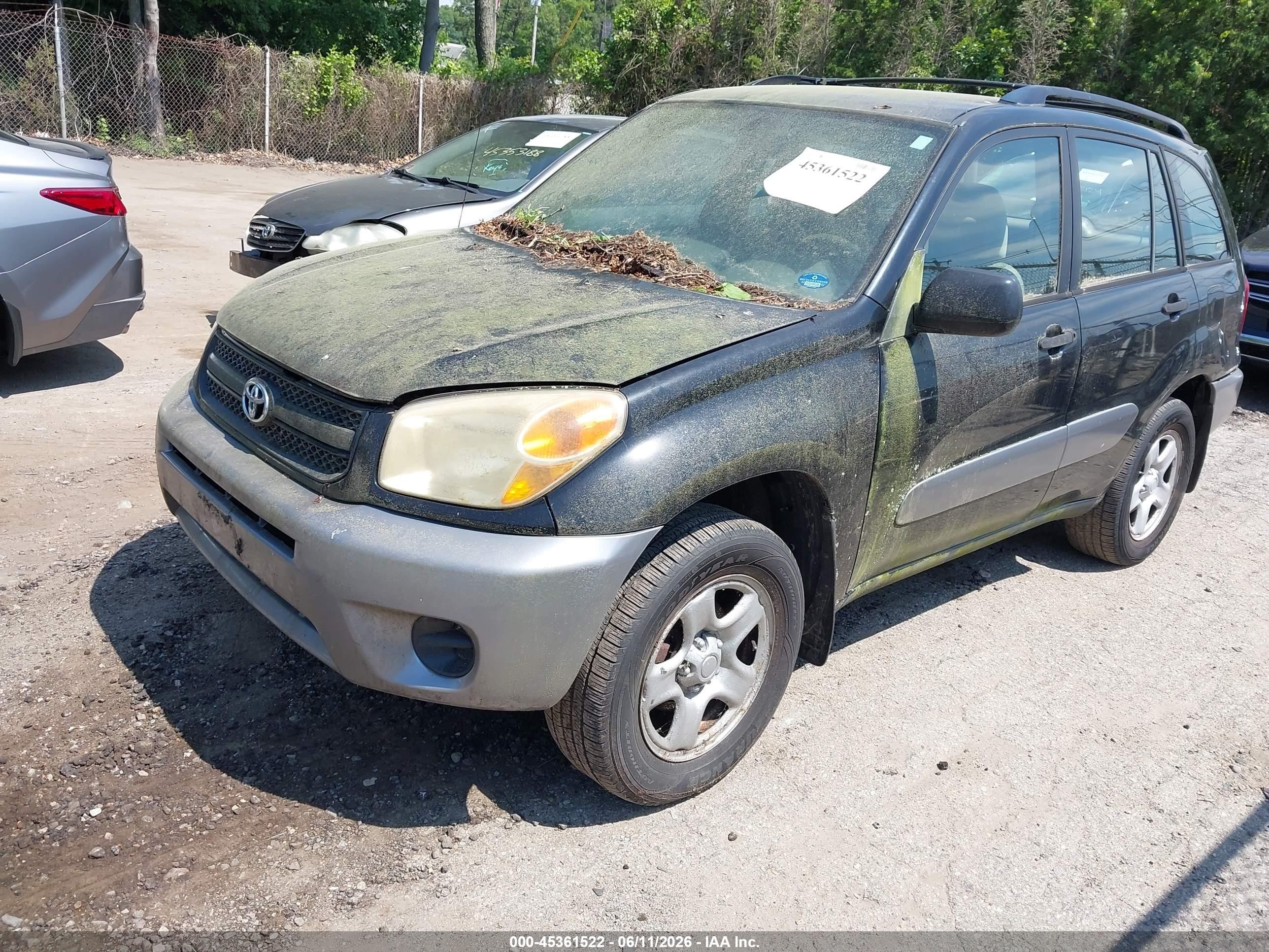 2004 Toyota Rav4   Черный vin: JTEHD20V440037150