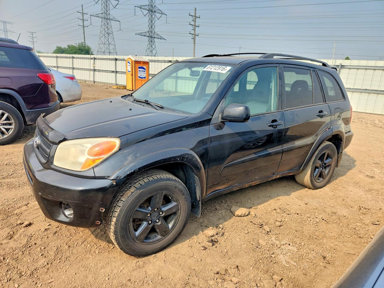 2004 Toyota Rav4 Base Black vin: JTEHD20V446006641