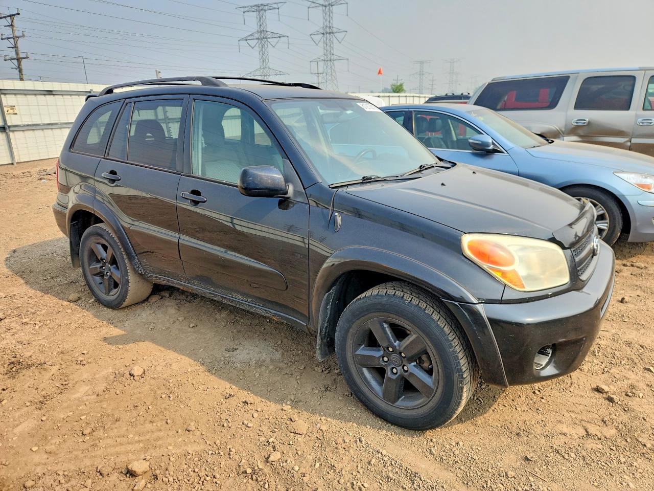 2004 Toyota Rav4 Base Black vin: JTEHD20V446006641