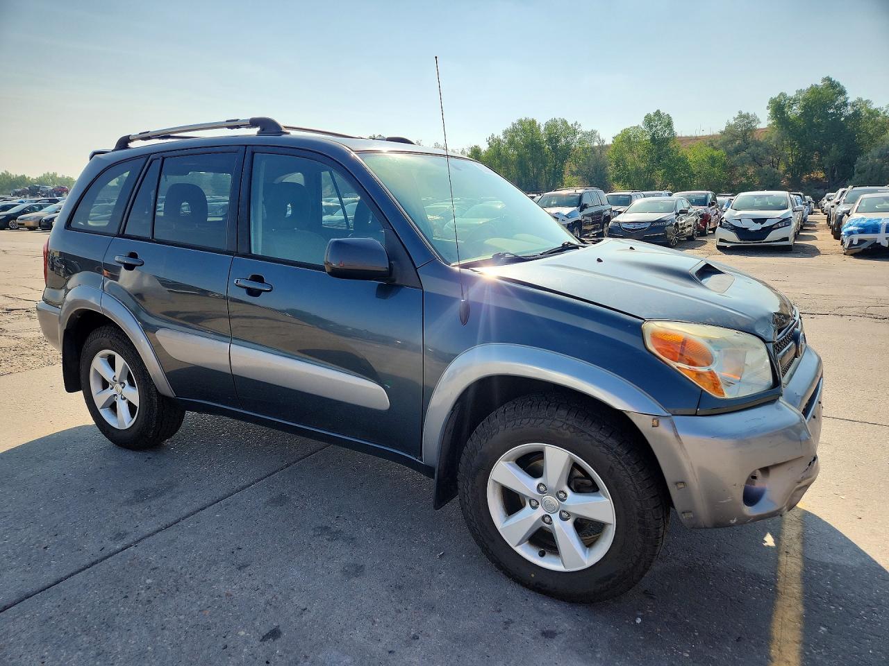 2004 Toyota Rav4 Base Gray vin: JTEHD20V446017137