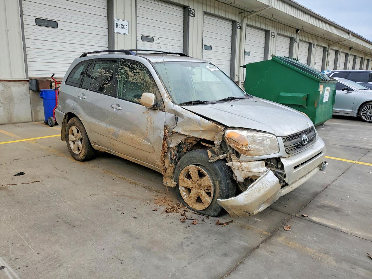 2005 Toyota Rav 4 Silver vin: JTEHD20V450041121