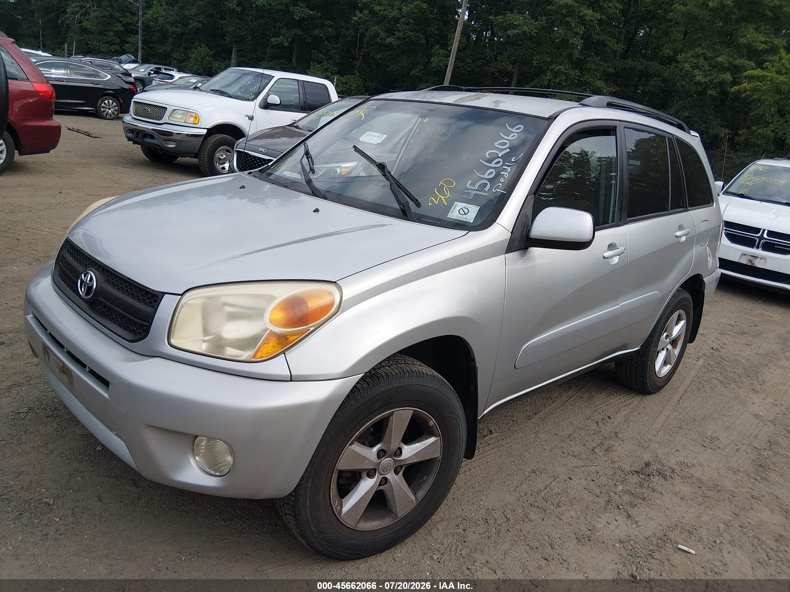 2005 Toyota Rav4   Silver vin: JTEHD20V456023778