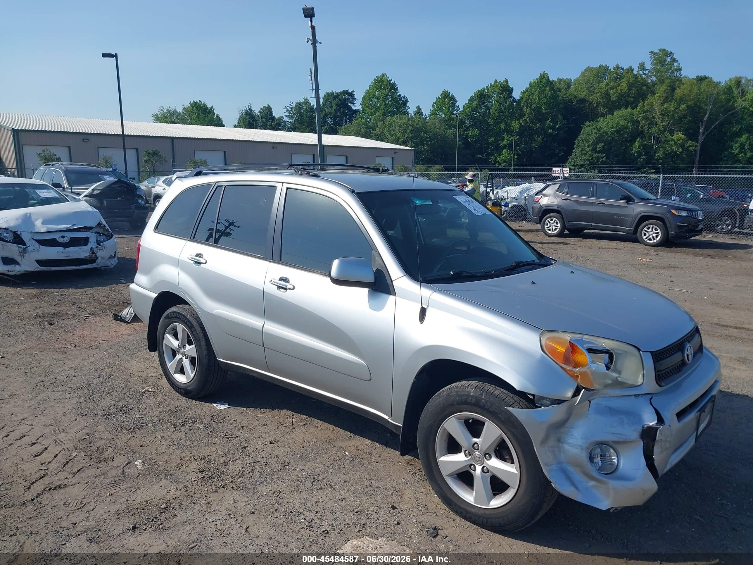 2005 Toyota Rav4   Silver vin: JTEHD20V456029497