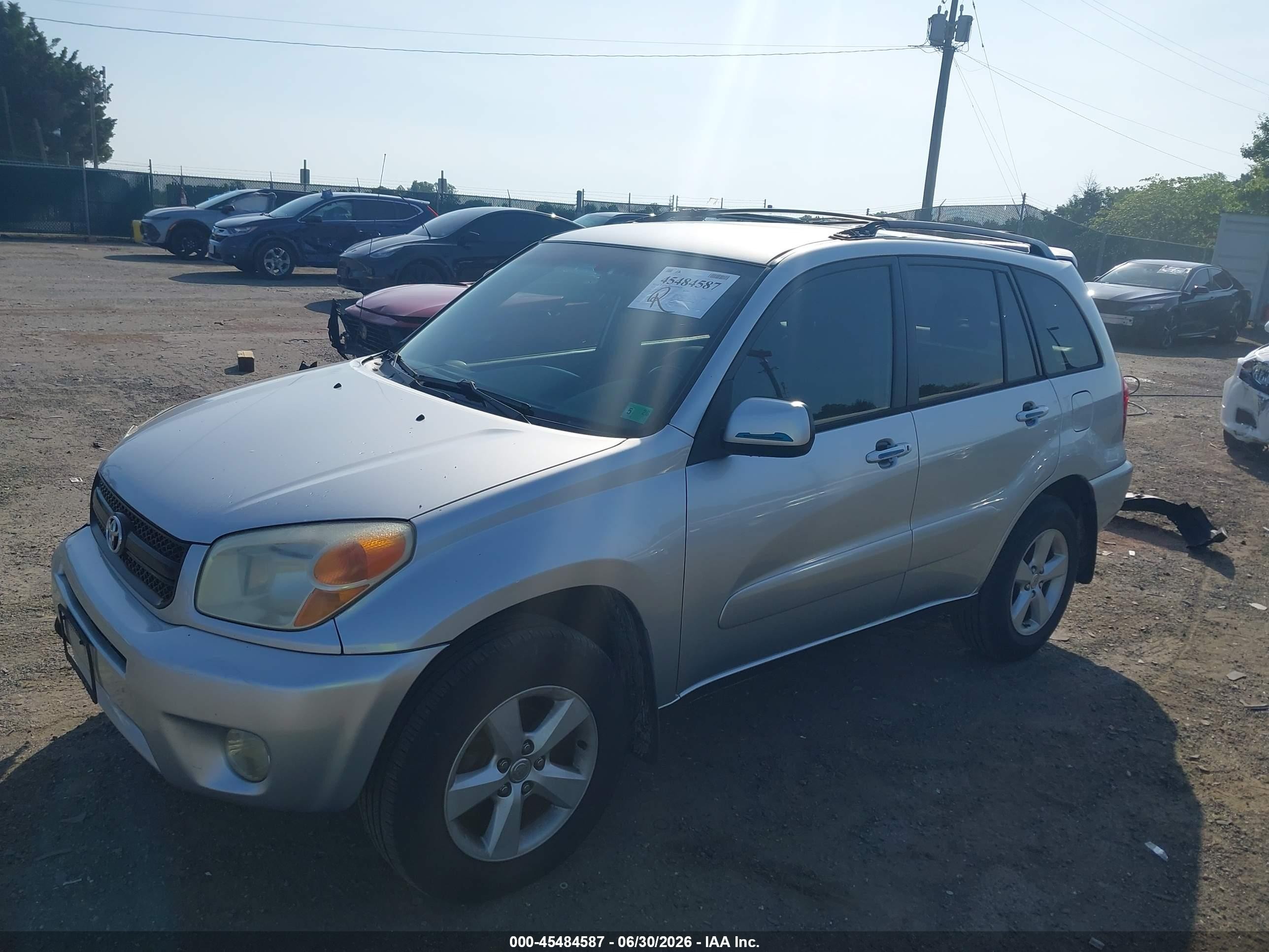 2005 Toyota Rav4   Silver vin: JTEHD20V456029497