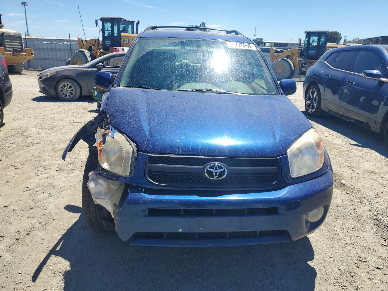 2005 Toyota Rav4 Base Blue vin: JTEHD20V456029922