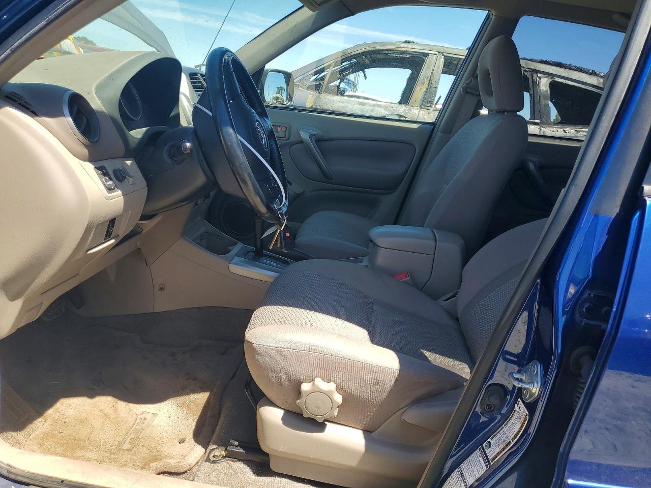 2005 Toyota Rav4 Base Blue vin: JTEHD20V456029922