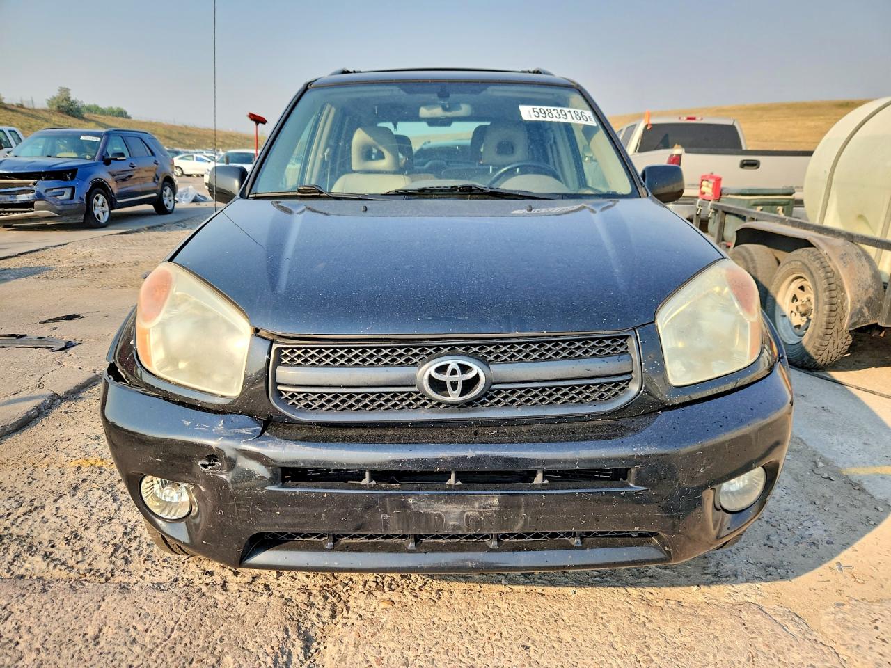 2005 Toyota Rav4 Base Black vin: JTEHD20V456030259