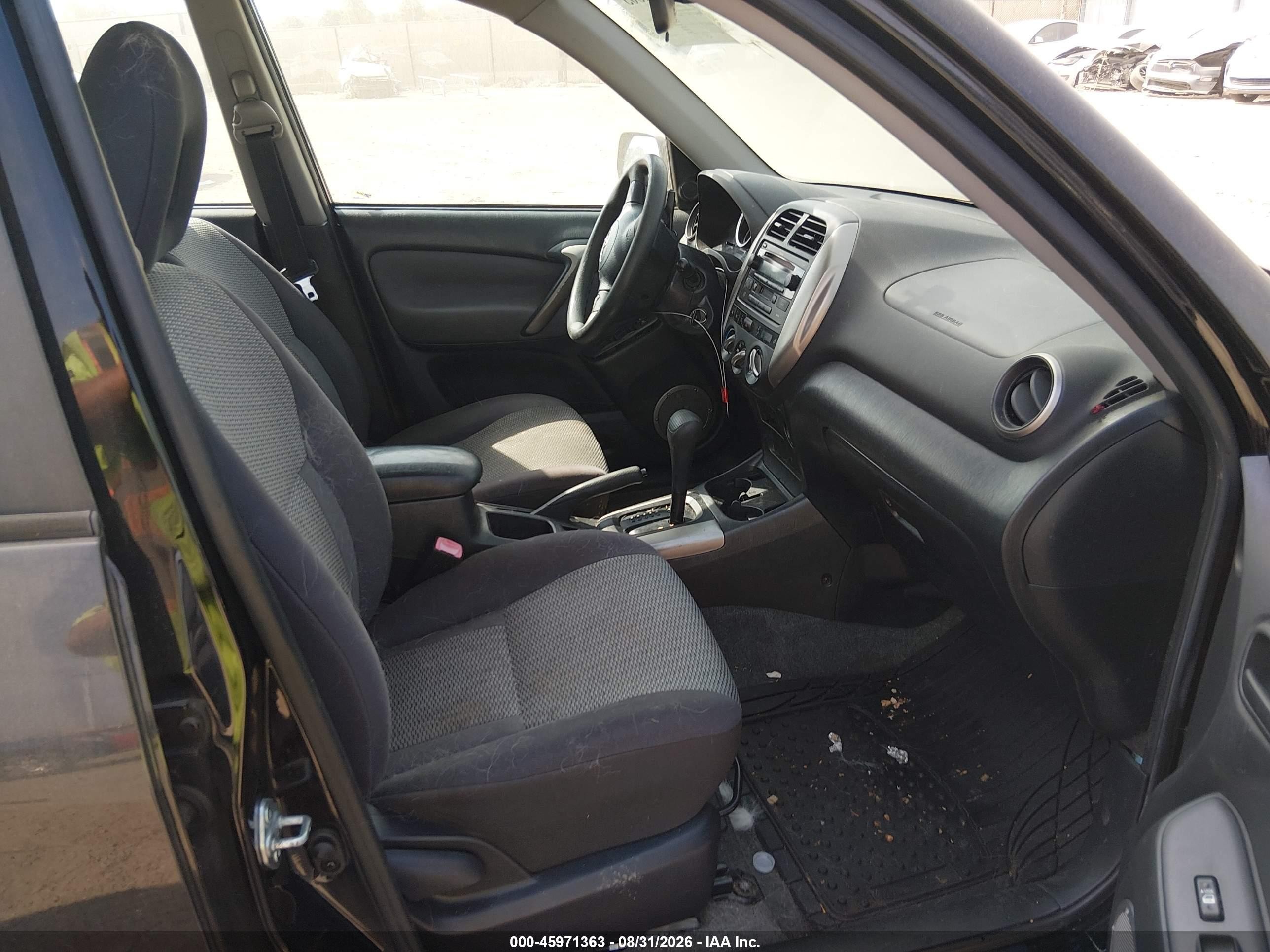 2005 Toyota Rav4   Black vin: JTEHD20V456033503