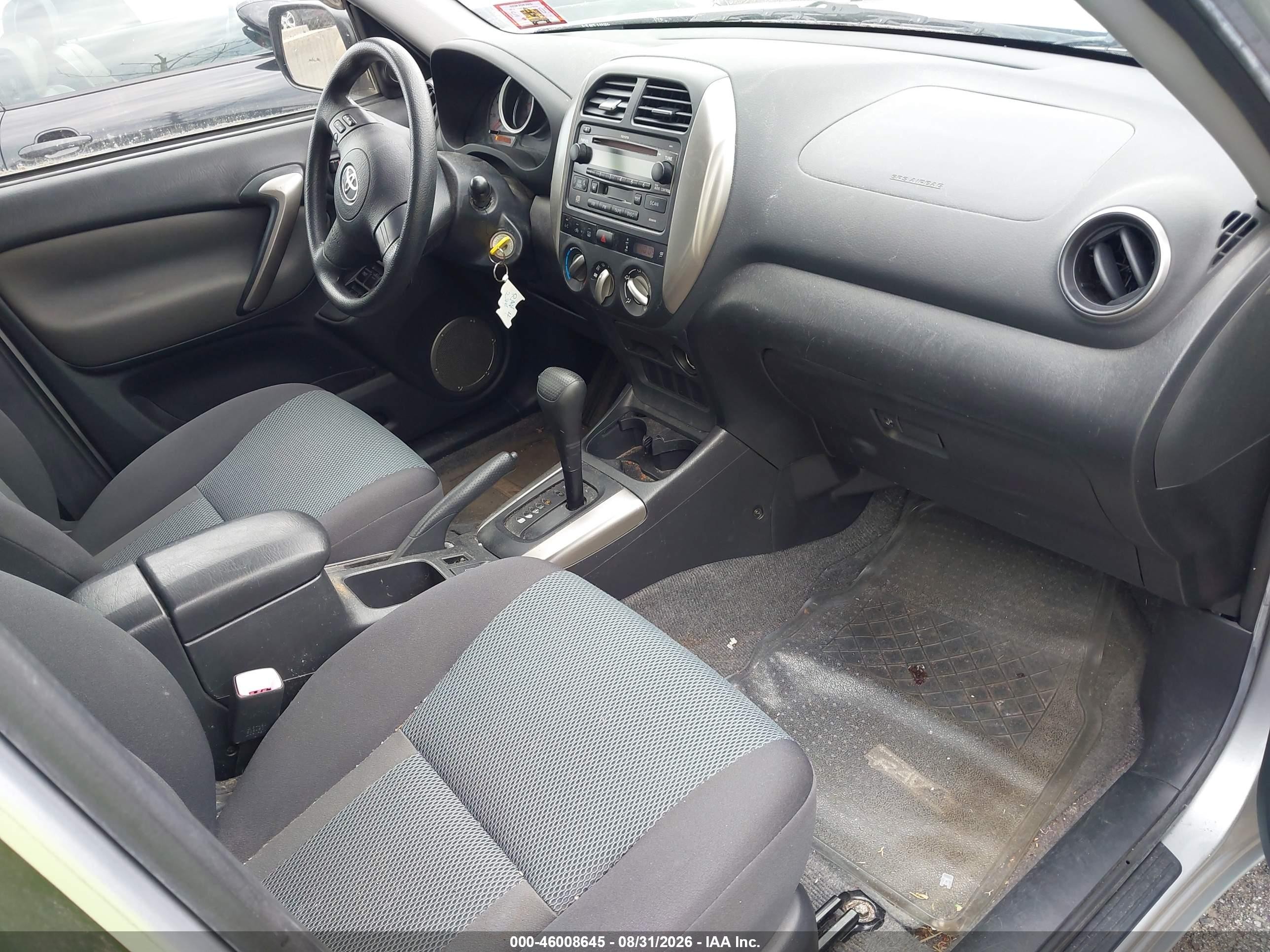 2004 Toyota Rav4   Silver vin: JTEHD20V546017874