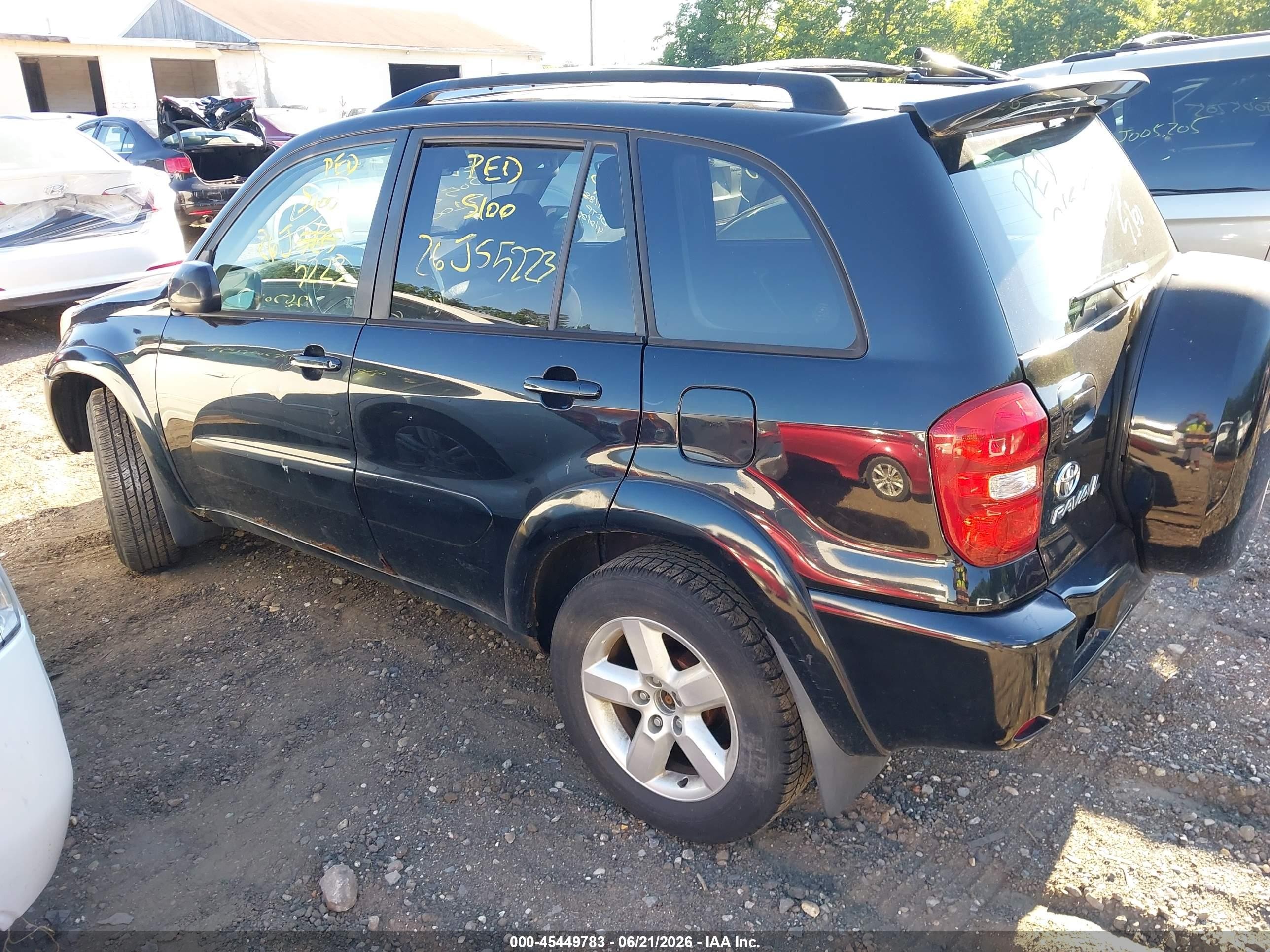 2004 Toyota Rav4   Black vin: JTEHD20V546017938