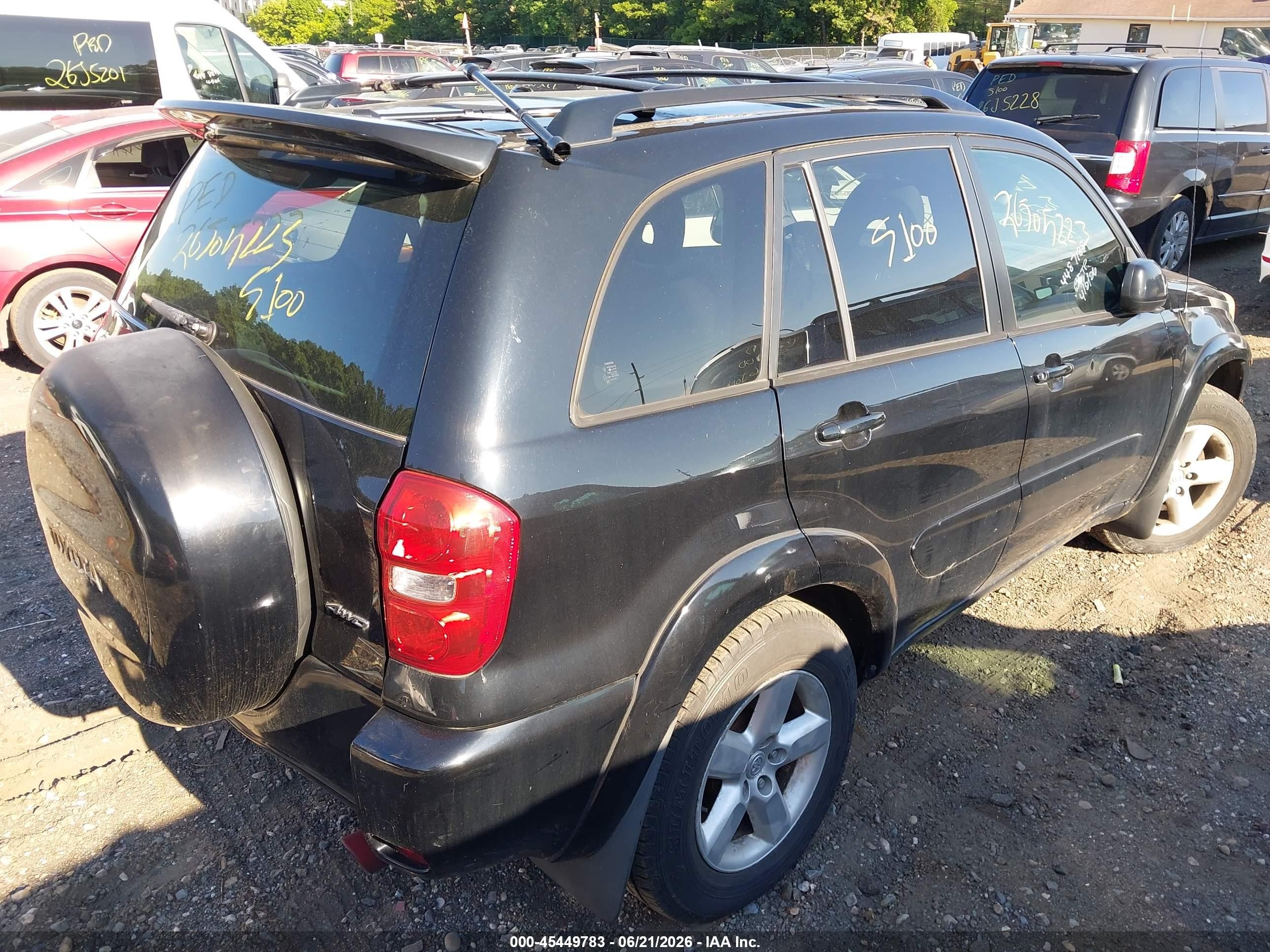 2004 Toyota Rav4   Black vin: JTEHD20V546017938