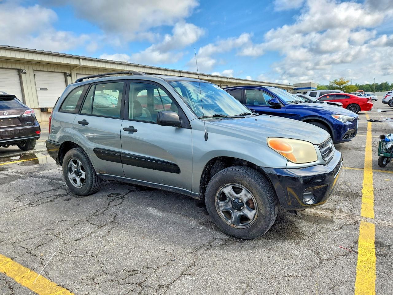 2005 Toyota Rav4 Base Silver vin: JTEHD20V550061653